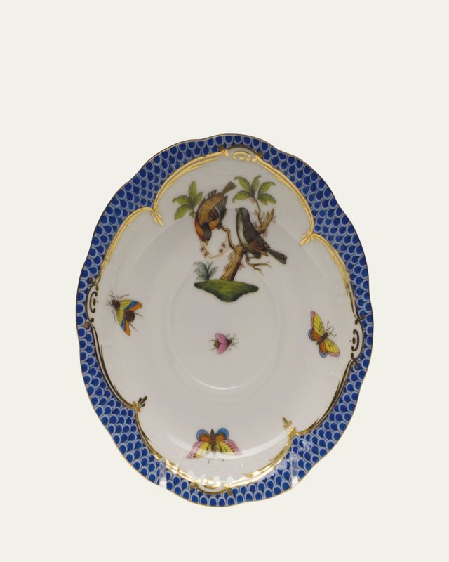 Rothschild Blue Motif 12 Tea Saucer